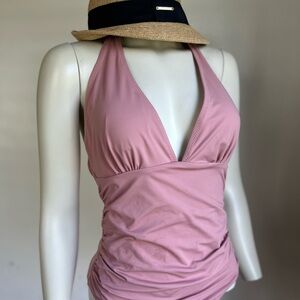 Time & tru new Pink Halter Neck Swimsuit S